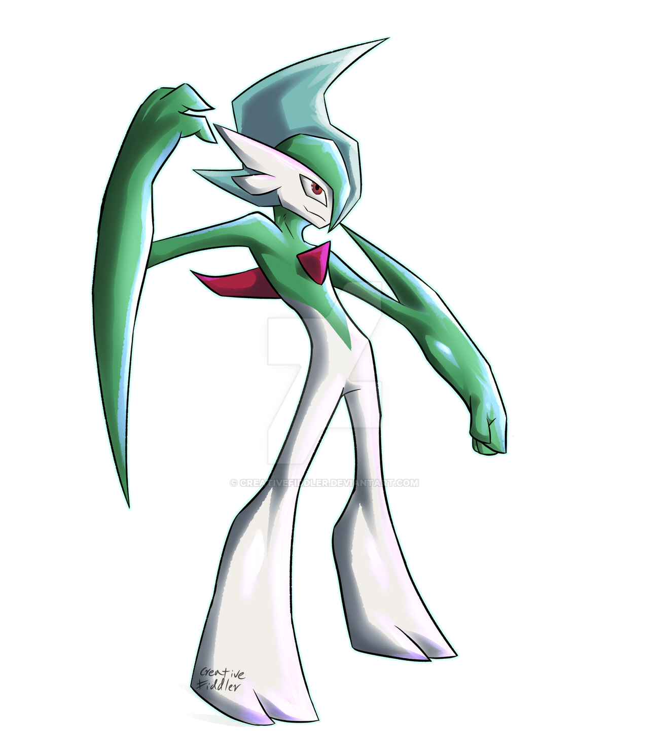 Gallede Line Gallade by CreativeFiddler on DeviantArt