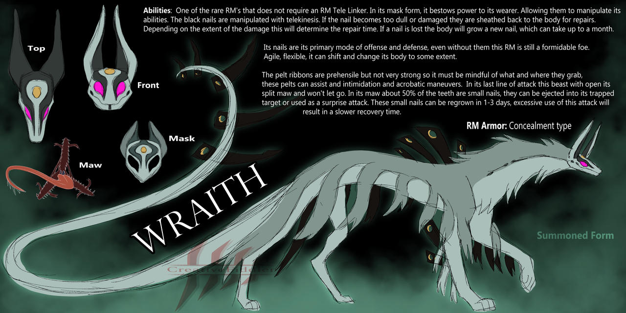 Wraith Sketch Ref by CreativeFiddler on DeviantArt