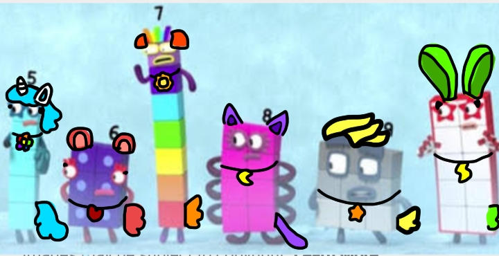 Number Blocks Running Deviantart numberblocks as Smiling Critters by NeliaNana5 on DeviantArt