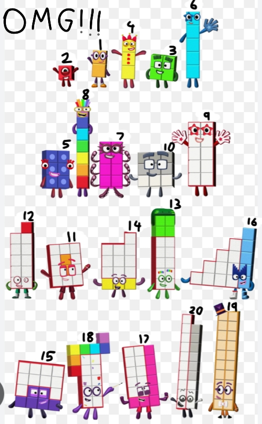 Number One Block Numberlings Numberblocks Numberling by NeliaNana5 on DeviantArt