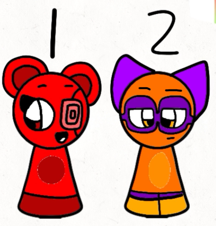 Numberblocks One And Two As Sprunki By NeliaNana5 On DeviantArt numberblocks-one-and-two-as-sprunki-by-nelianana5-on-deviantart