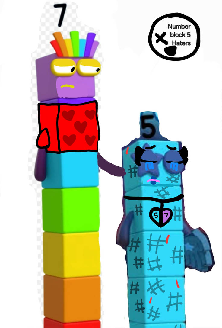 Numberblocks 7 Comfort 5 by NeliaNana5 on DeviantArt