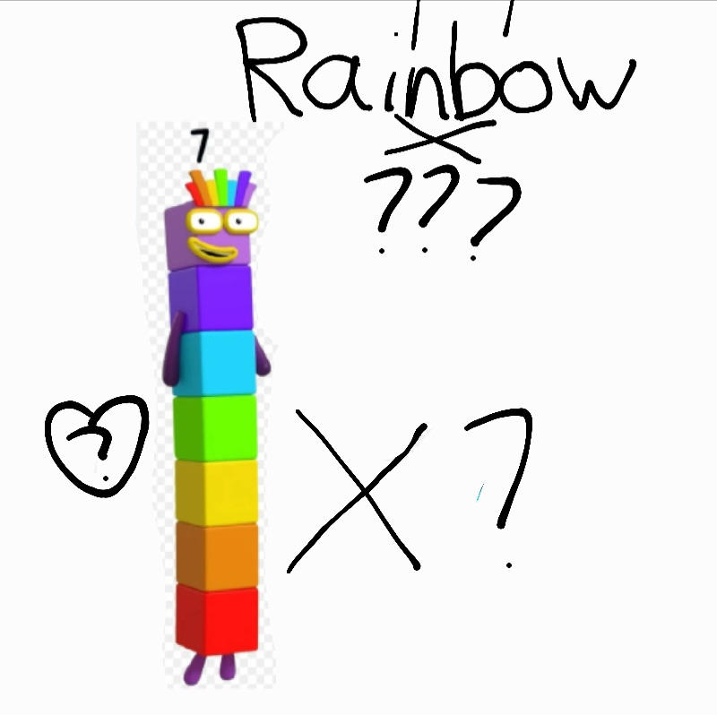 Number 7 Block Flickr Who Ship Numberblock 7? by NeliaNana5 on DeviantArt