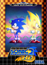 Sonic 2 HD (Sonic Fangame Boxart)