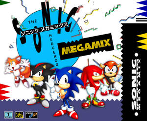 Sonic Megamix Mega CD Boxart (Sonic 1 Hack)