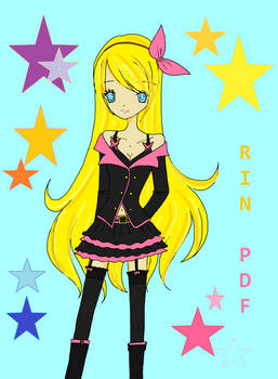 Rin Project Diva F (in paint)