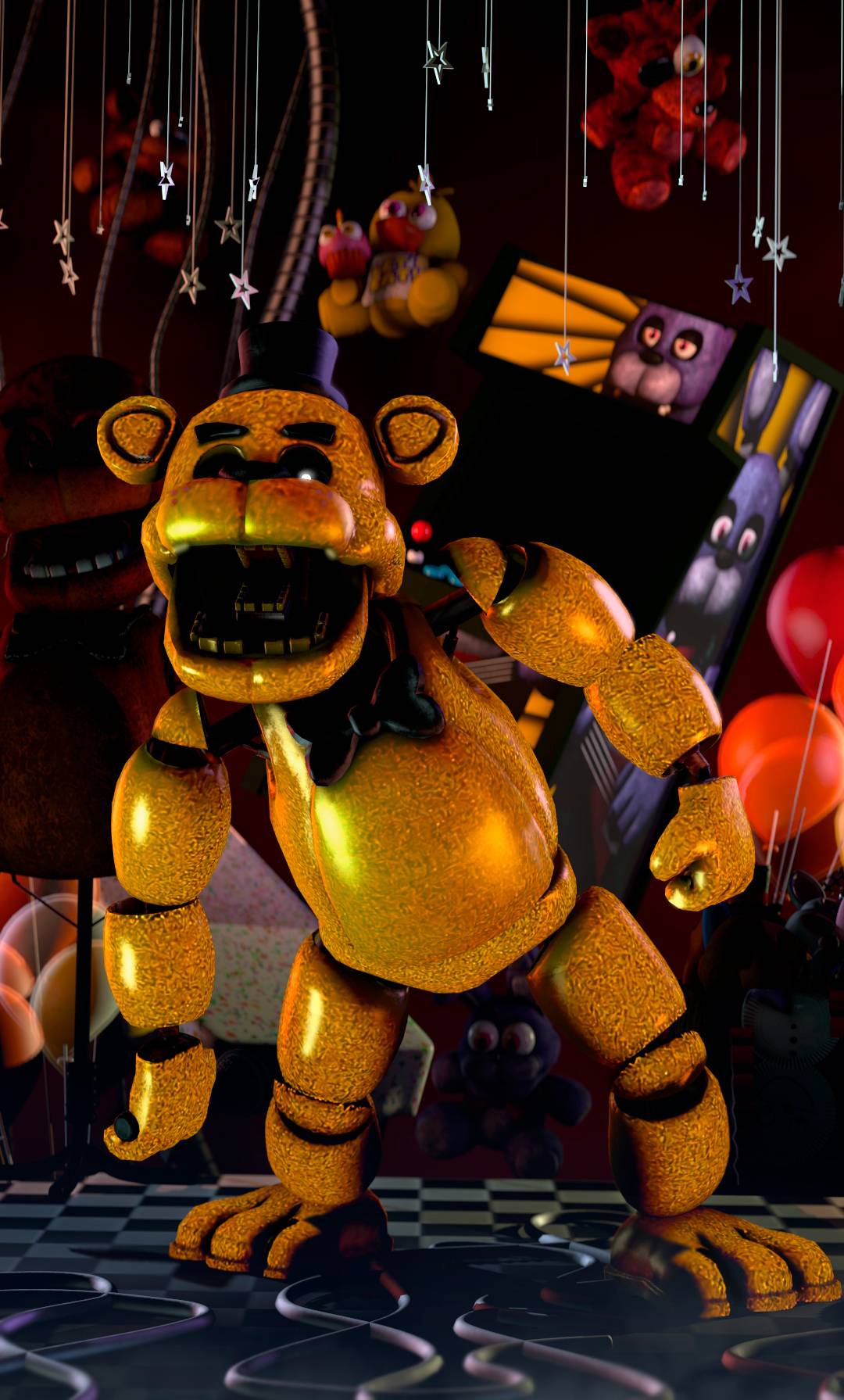 Withered Golden Freddy (UCN Icon) by MisterioArg on DeviantArt