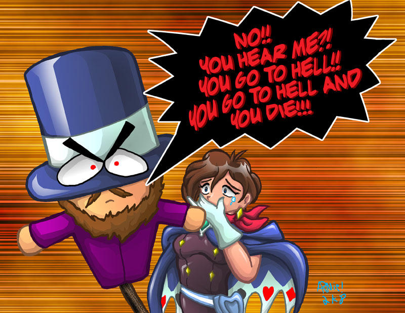 Trucy Wright and Mr. Hat by ARNie00 on DeviantArt