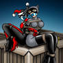 Harley and Catwoman commission