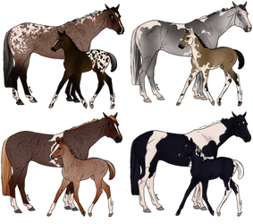 Price Drop!!Mare and Foal ADOPTS [0/8 CLOSED]