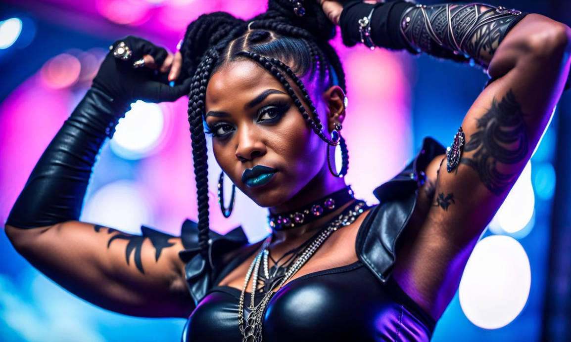Gothic Rave Meme Cybergoth Rave - 240331 - 02 by bassicallydoug on DeviantArt