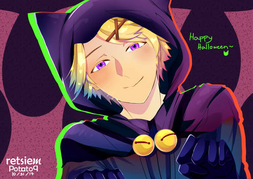 Yoosung Halloween fanart