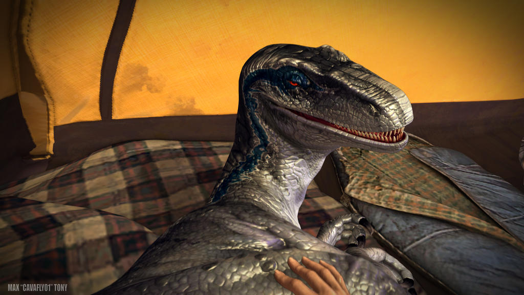 Blue Raptor Hug Blue : aroused raptor by Cavafly01 on DeviantArt