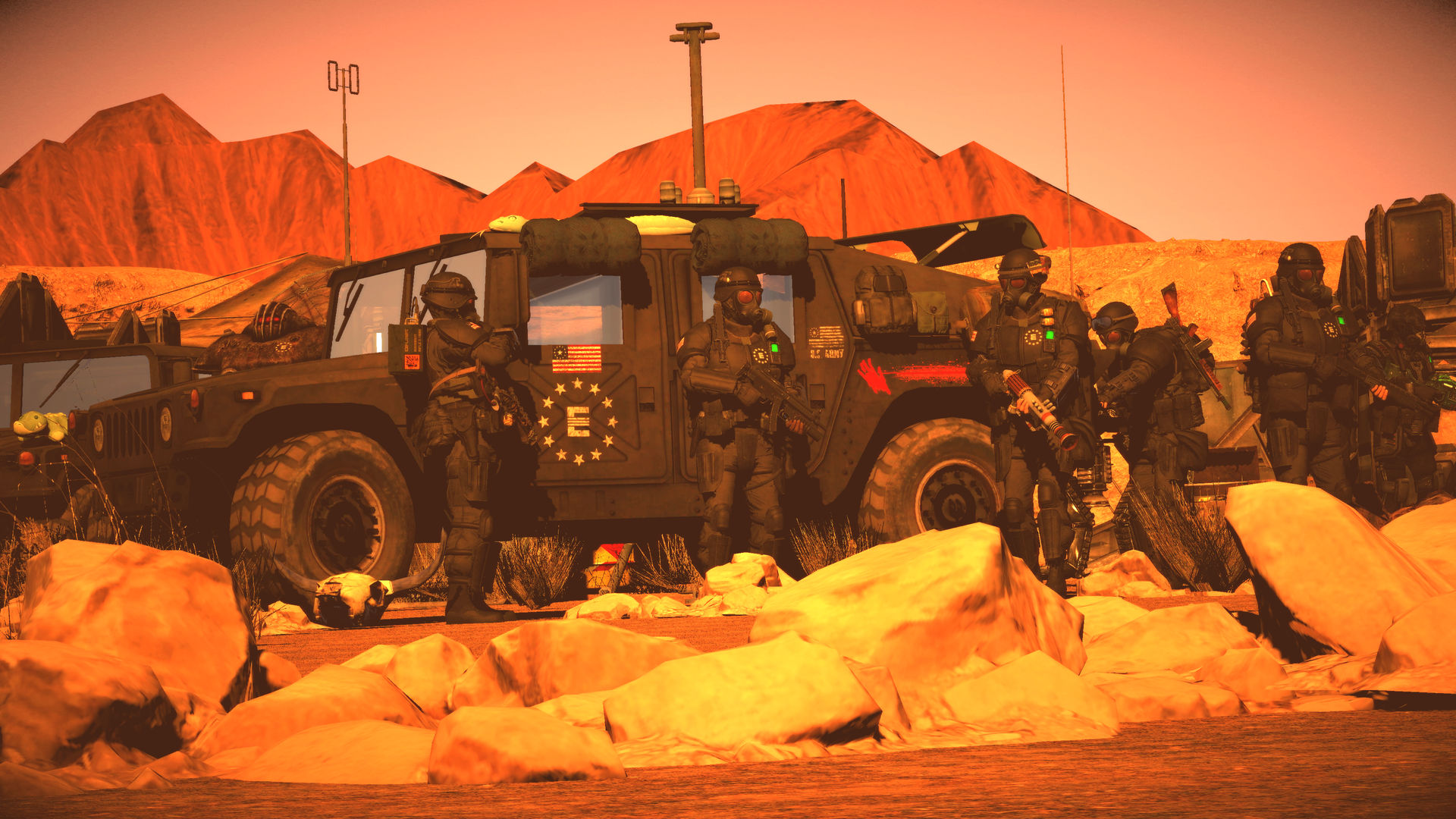Fallout Usmc Rifle Fallout Dust: Enclave Marine Corps Squadron. by cerdipiggo on DeviantArt