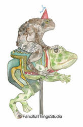Toad on a Carousel Frog