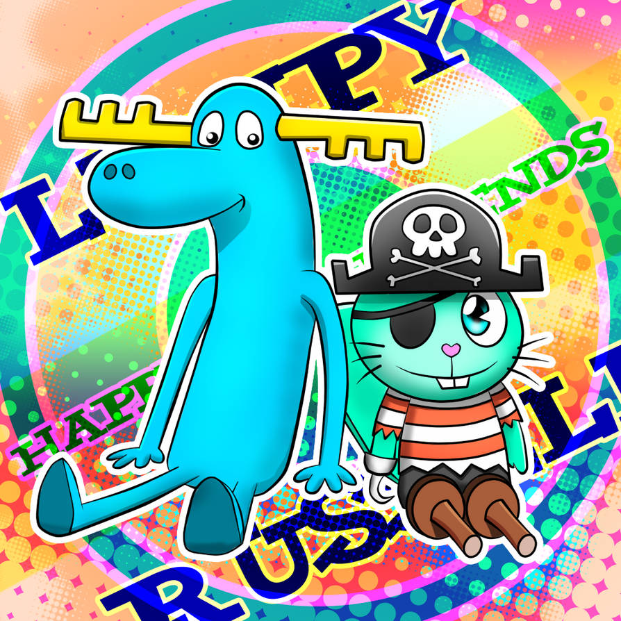 HTF - Lumpy and Russell by RIZnBEN on DeviantArt
