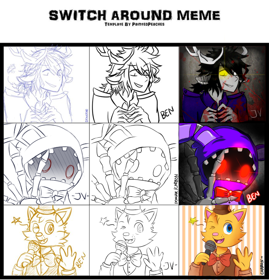 Switch Around Meme - OCxFNAF