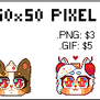 [ open ] - 50 x 50 pixel icon commission info -