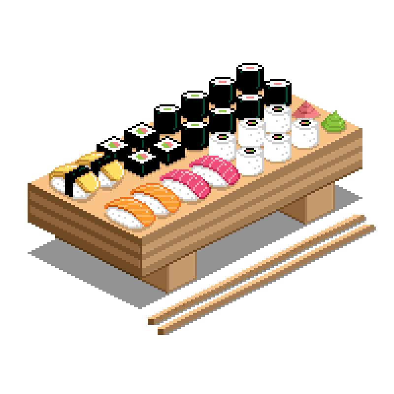 Isometric sushi