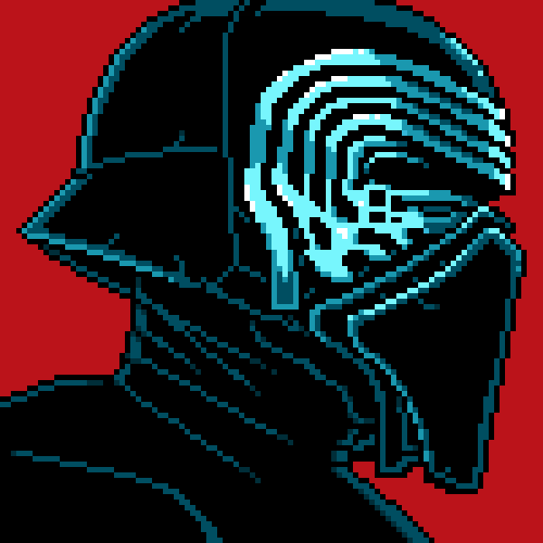 Kylo Ren Mask Pixel Art By Pxlflx By Pxlflx On Deviantart