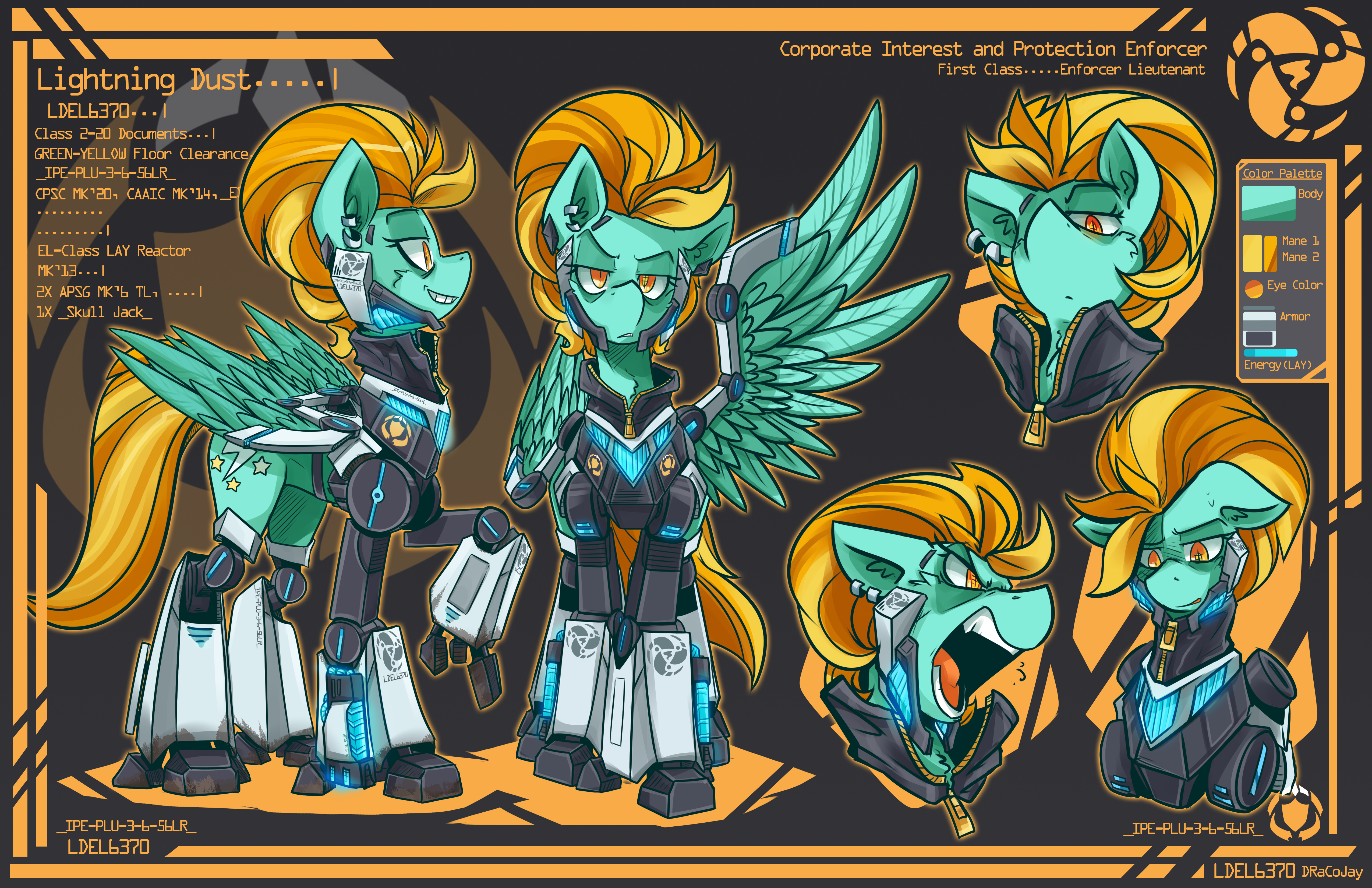 Enforcer Lightning Dust Reference Sheet