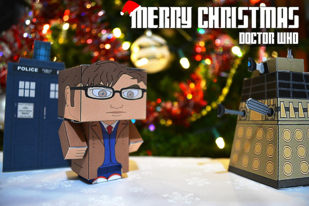 A Doctor Who Christmas Cubeecraft