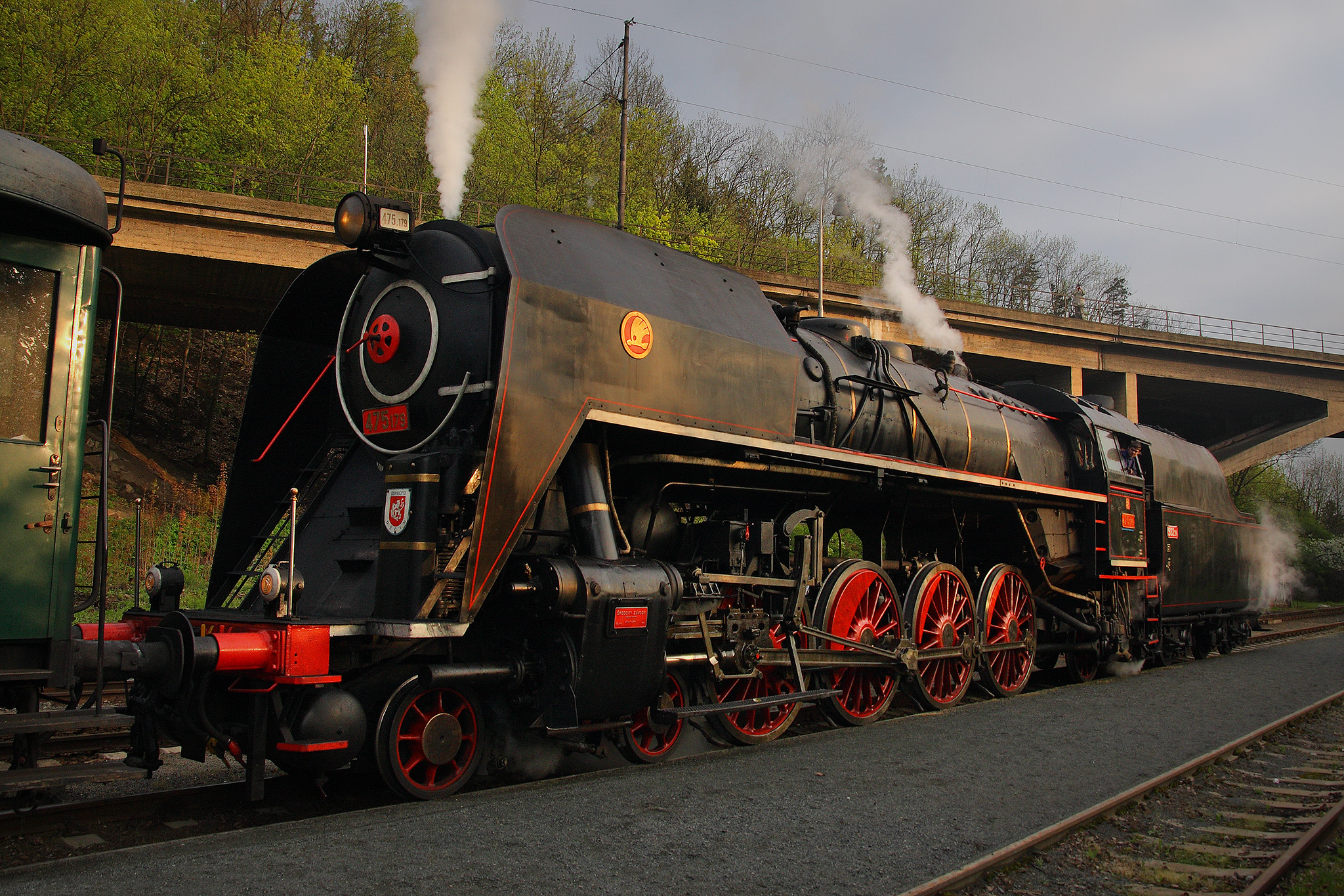 Steam locomotive 475.179 #3