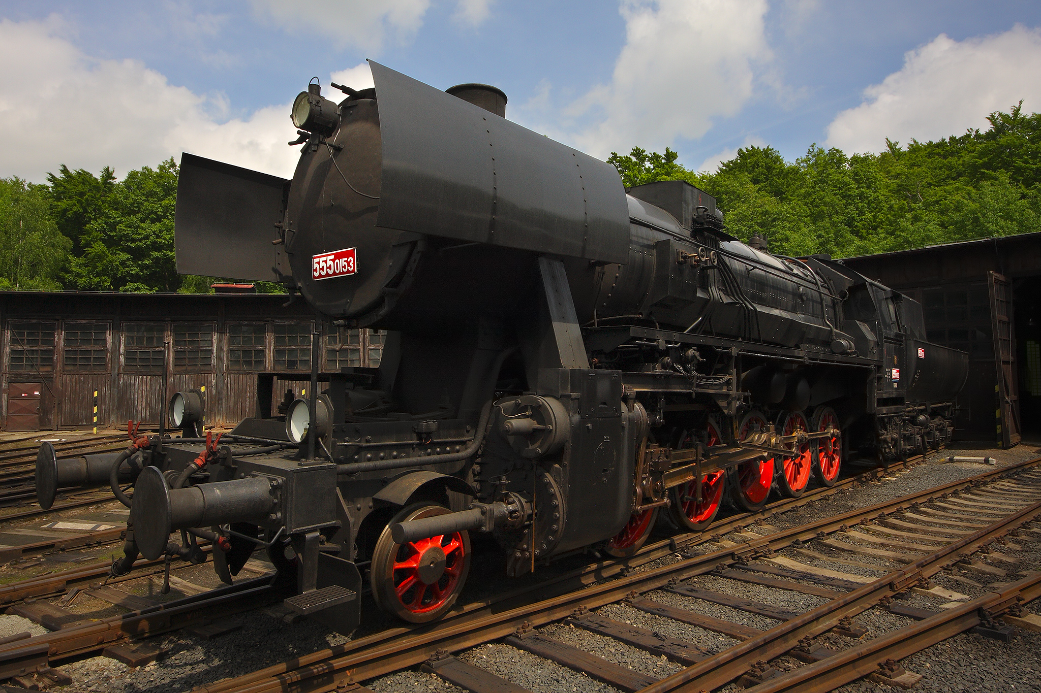 Steam locomotive 555.0153 #1