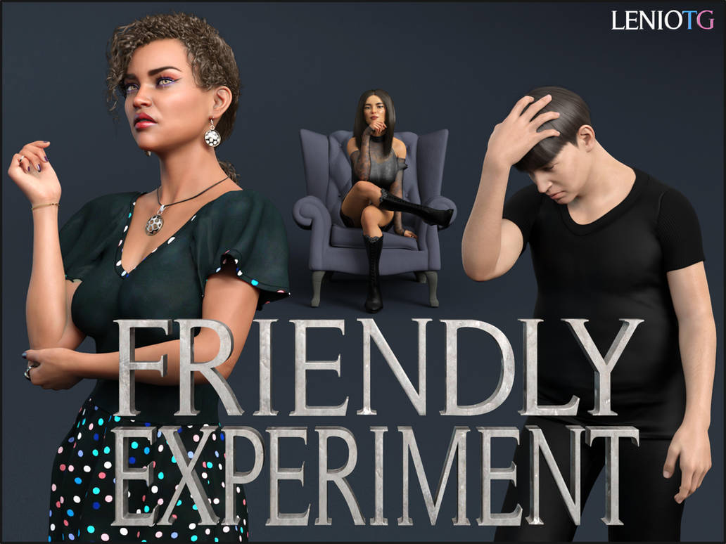 Friendly Experiment - Cover (Sci-Fi Body Swap)