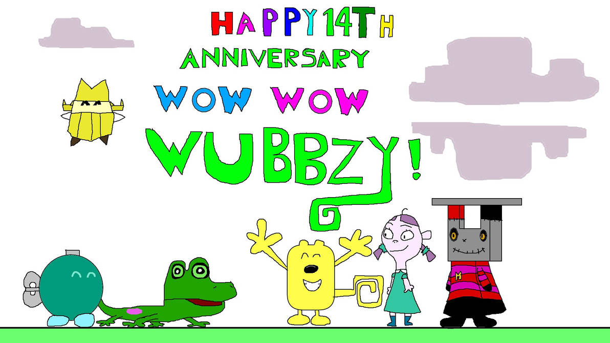 Happy 14th Anniversary Wow Wow Wubbzy! by uniparrot20 on DeviantArt