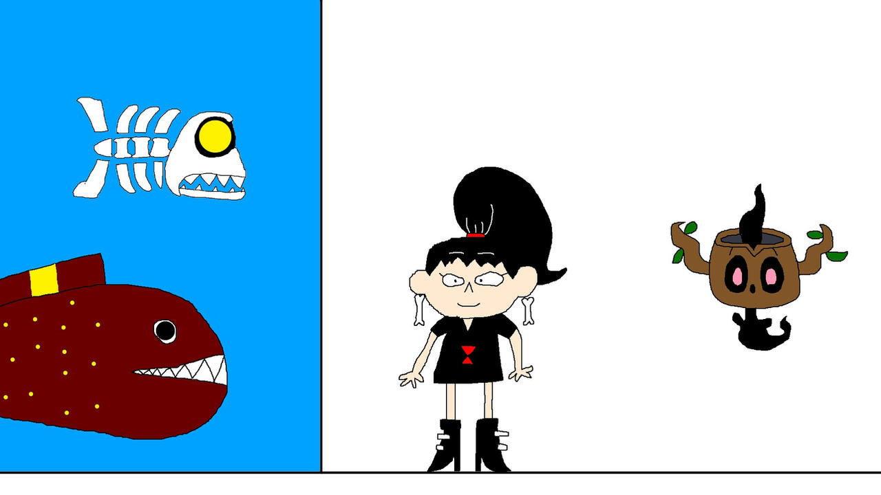 Ray Fishbone Fishbone maw-ray Phantump And Vicky by uniparrot20 on DeviantArt