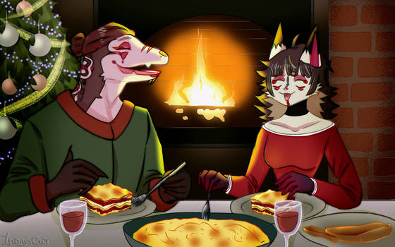 Christmas dinner - Commission