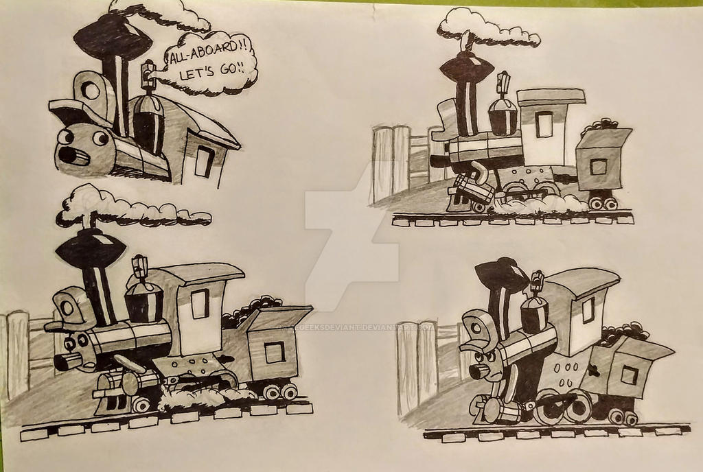 Casey Jr Scene From Dumbo P 1 By Gamegeeksdeviant On Deviantart