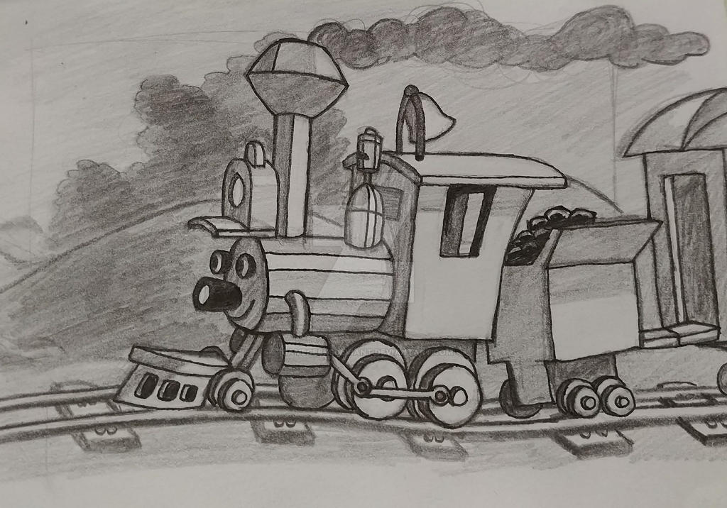 Casey Jr Draw Old Casey Jr sketch by GameGeeksDeviant on DeviantArt
