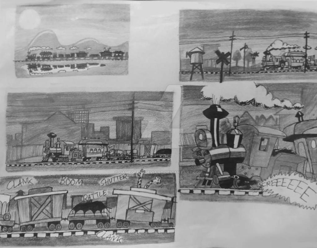 Casey Jr Draw Casey Jr Night scene pt.4 by GameGeeksDeviant on DeviantArt