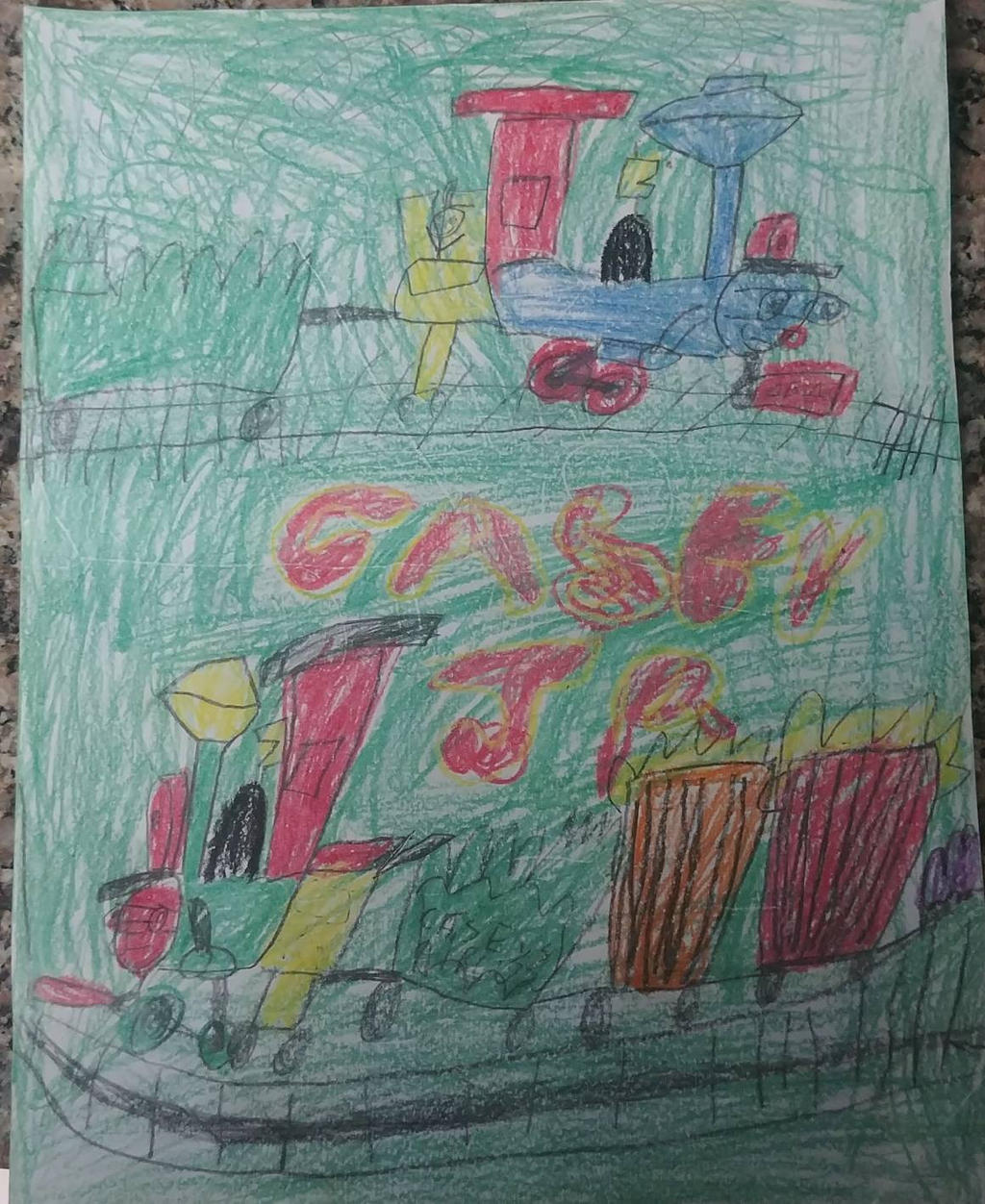 Casey Jr Draw My Kindergarten Casey Jr drawing by GameGeeksDeviant on DeviantArt