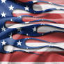 American Flag Flames