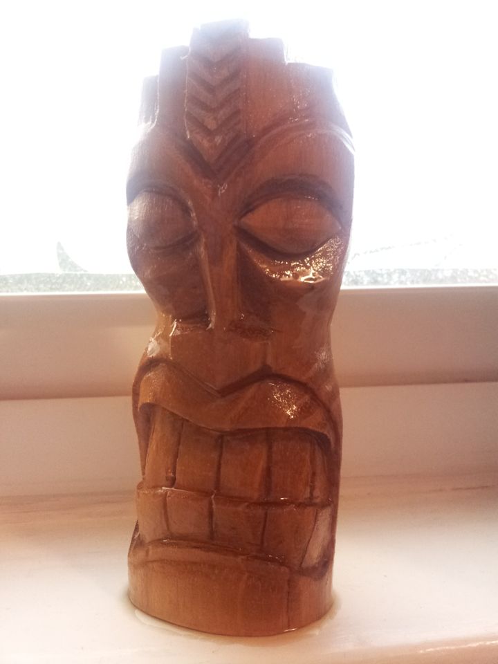 Tiki Shift Knob - pre-oil