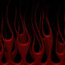 Flames - red black II