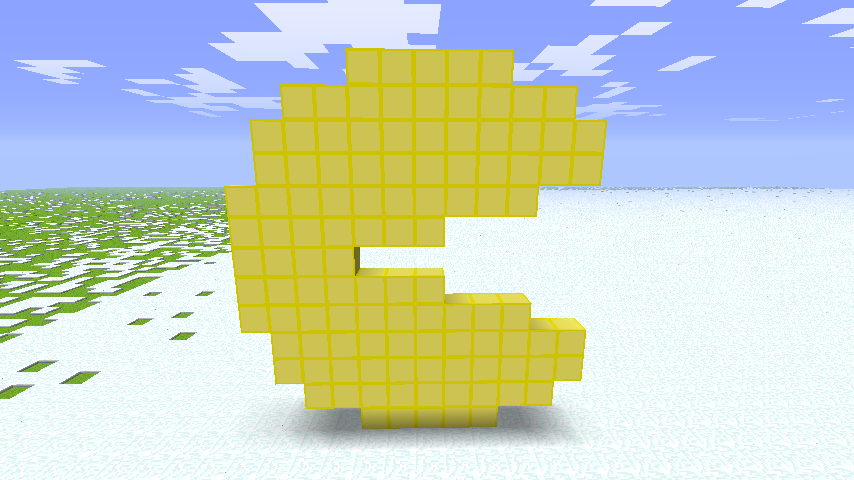 Minecraft Pixel Pacman