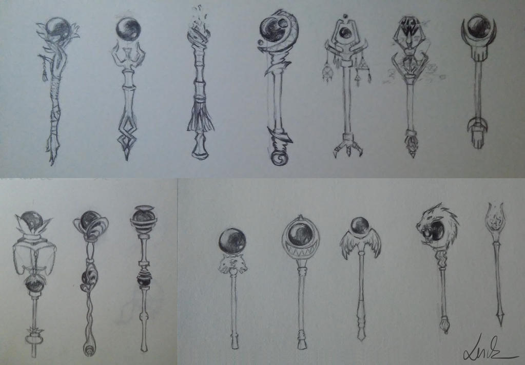 Scepter Concepts By BlackLenk On DeviantArt
