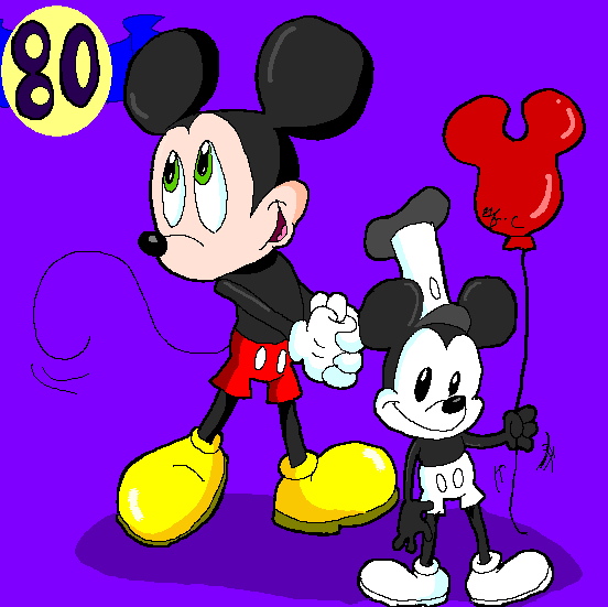 80th Anniversary Mickey by spongefox on DeviantArt