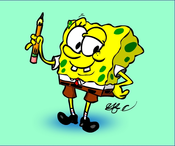 Spongebob Pencil Power