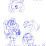 Random Sonic based doodles