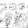 Crazy Sonic Sketches -2011 May