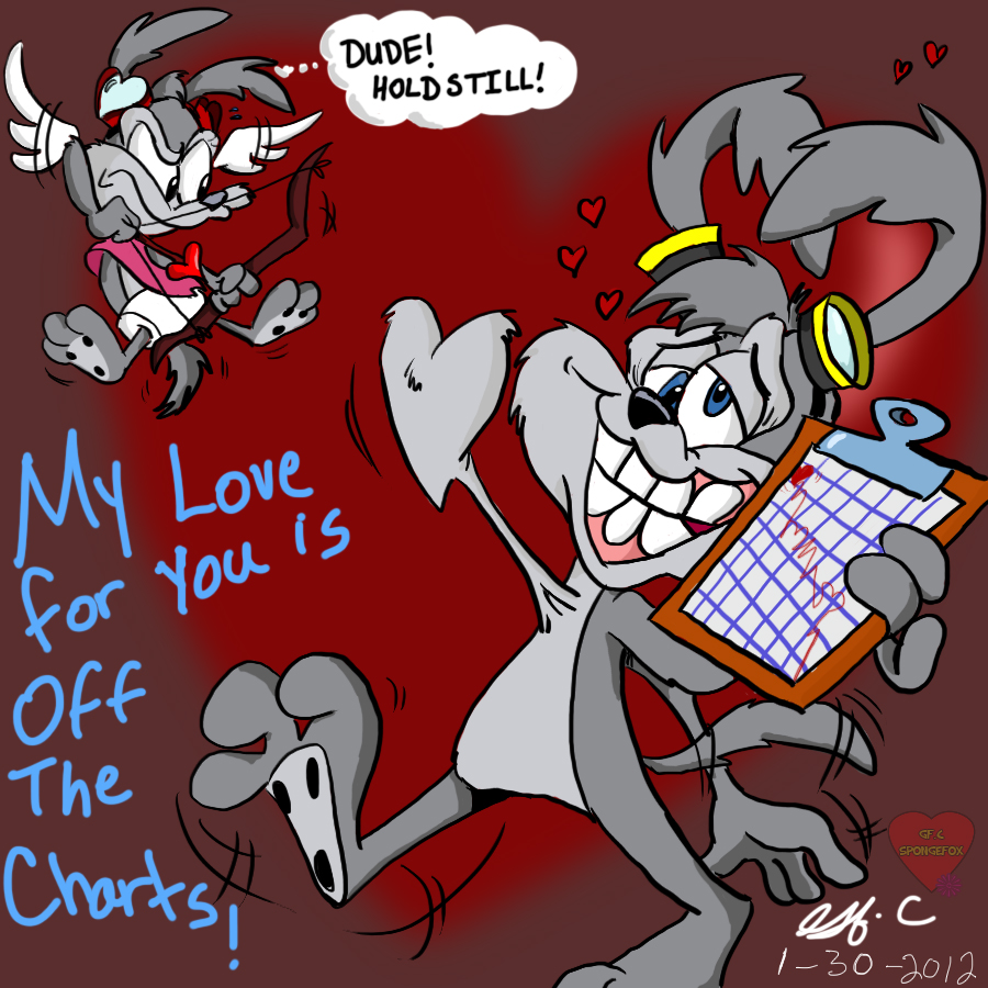 Chaos Coyote-Valentine Card