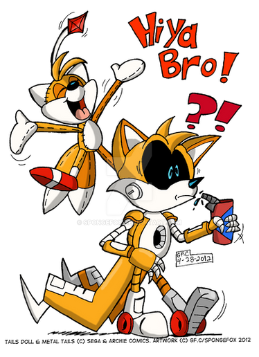 Sonic EXE and Tails Doll by Alloween on DeviantArt