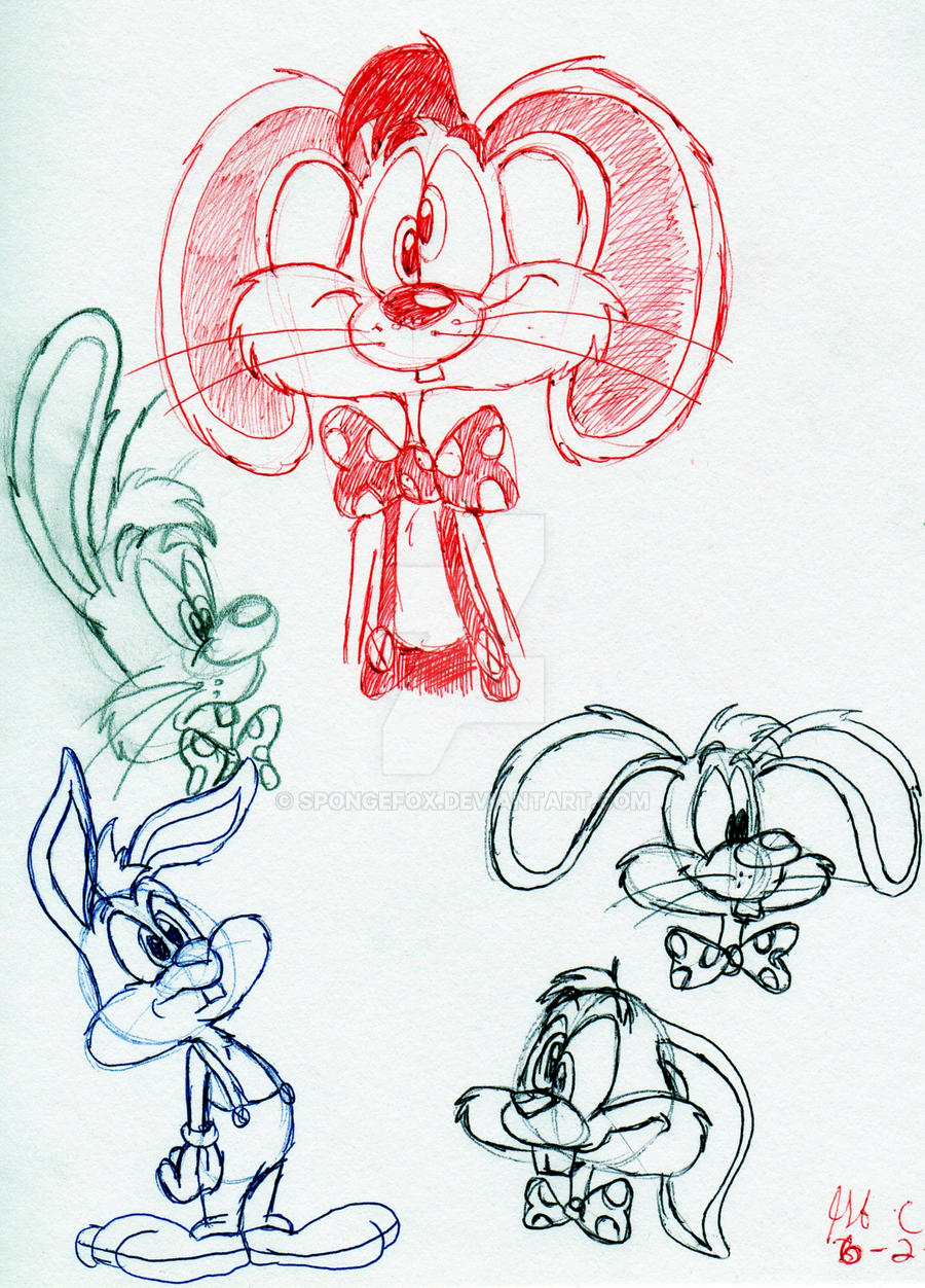 Roger Rabbit sketches 2012 by spongefox on DeviantArt
