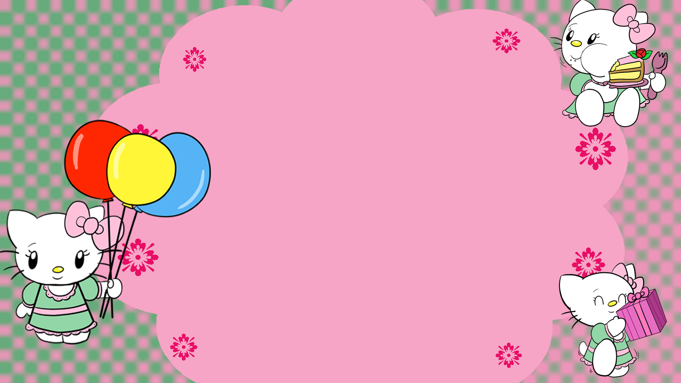 Hello kitty birthday deals background