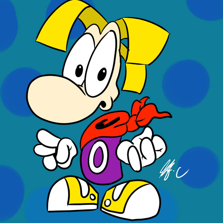Just a Cute-Rayman by spongefox on DeviantArt